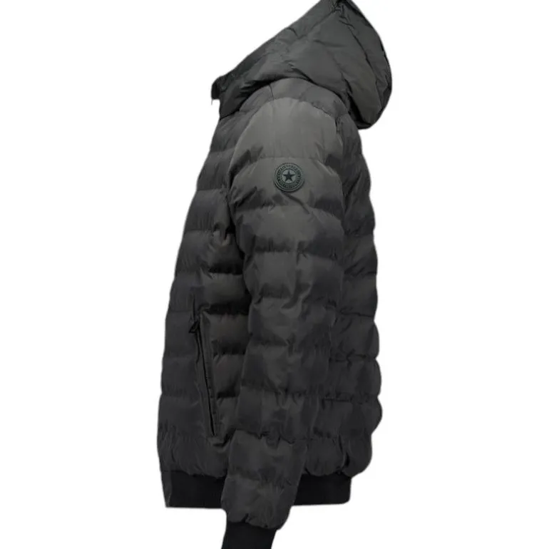 Airforce - Reversible Padded Jacket Men - Zwart