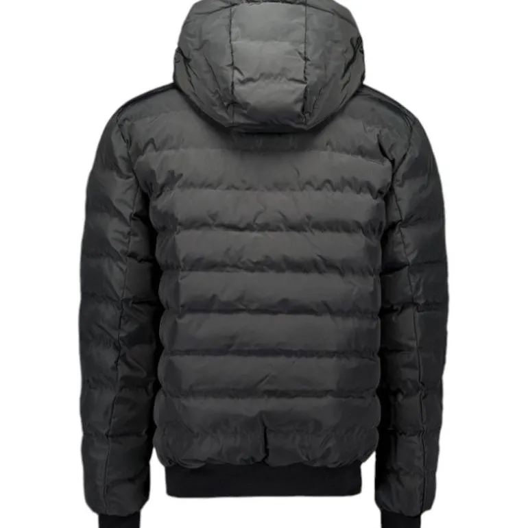 Airforce - Reversible Padded Jacket Men - Zwart
