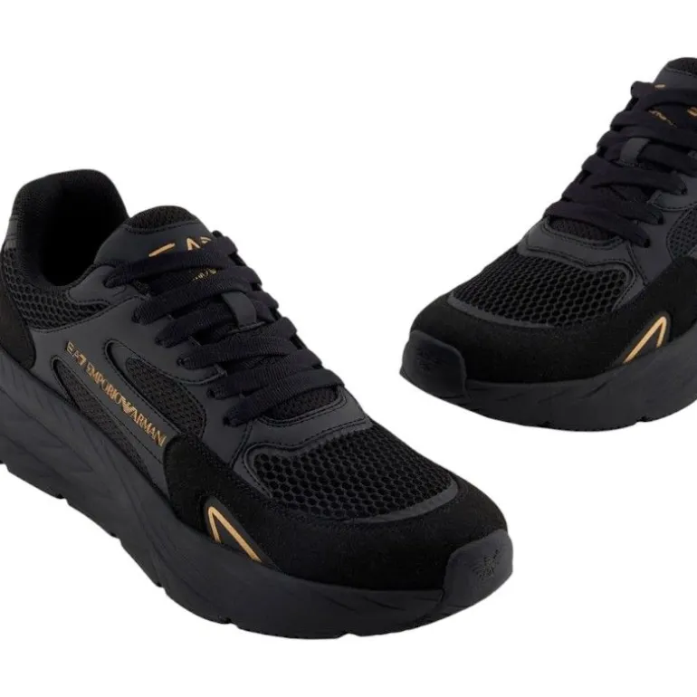 Armani EA7 - Sneakers - Zwart