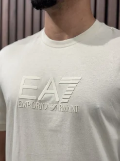 Armani EA7 - T-shirt - Beige