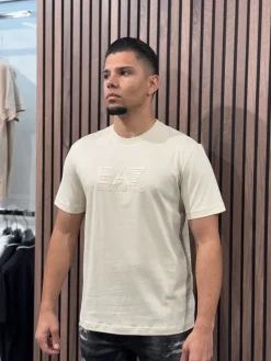 Armani EA7 - T-shirt - Beige