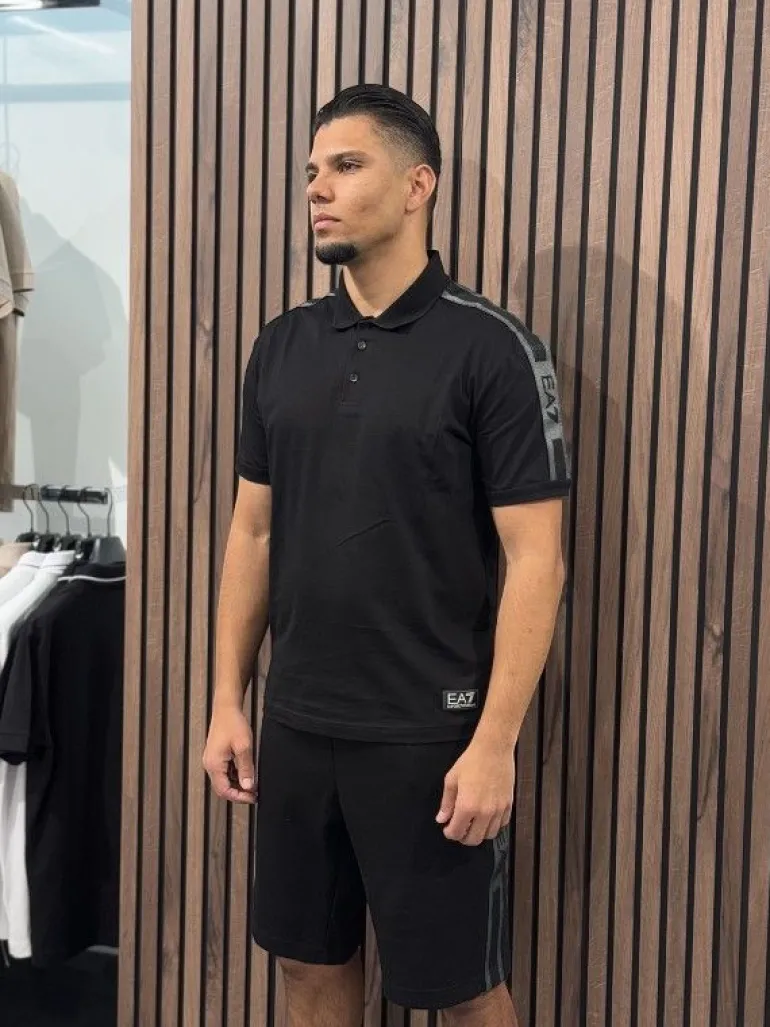 Armani EA7 - T-shirt - Zwart