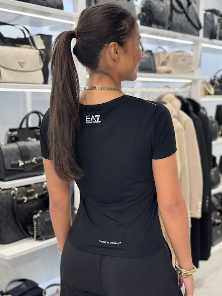 Armani EA7 - T-shirt - Zwart