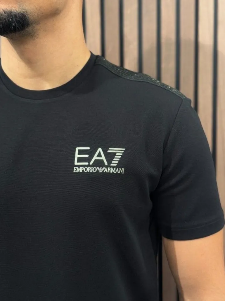 Armani EA7 - T-shirt - Zwart