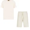 Armani EA7 - T-shirt en Short (2 losse items) - Beige