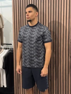 Armani EA7 - T-shirt en Short - Donkerblauw (2 losse items)