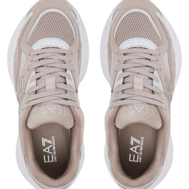 Armani EA7 - Unisex Woven Sneakers - Beige