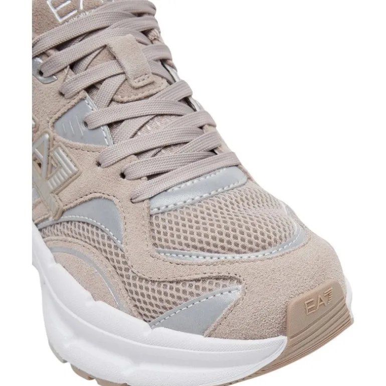 Armani EA7 - Unisex Woven Sneakers - Beige