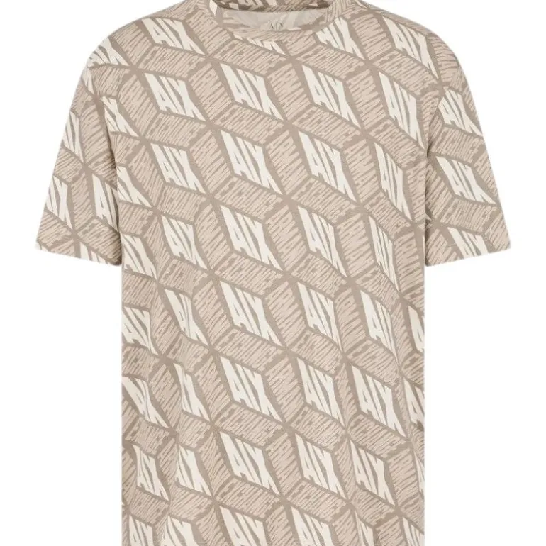 Armani Exchange - Man Jersey T-shirt - Beige
