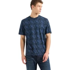 Armani Exchange - Man Jersey T-shirt - Blauw