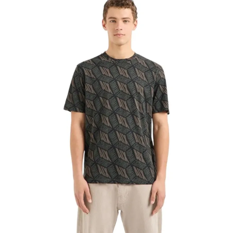 Armani Exchange - Man Jersey T-shirt - Zwart
