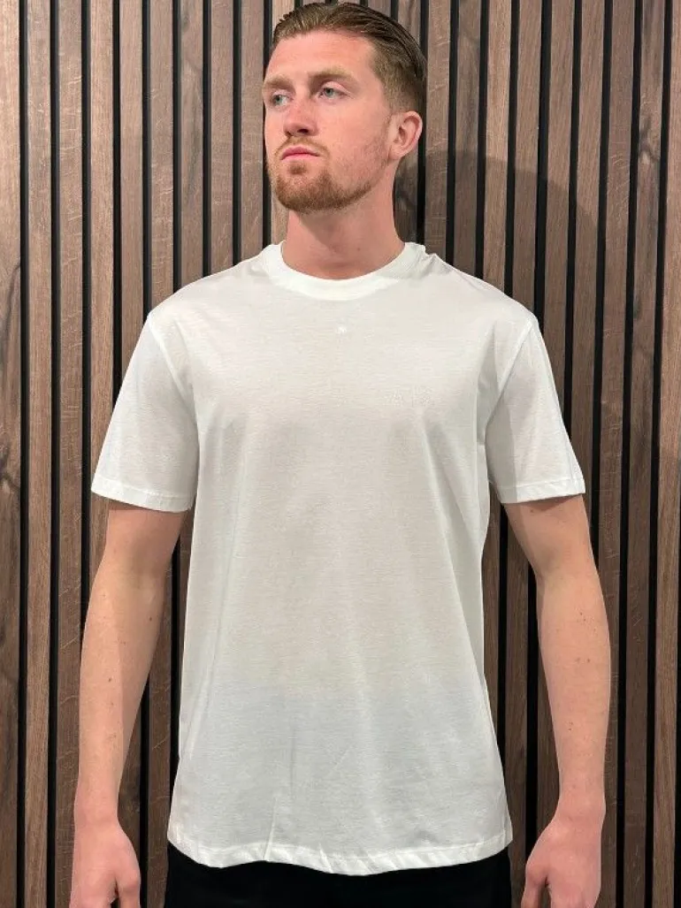 Armani Exchange - Man Jersey T-shirt - Wit