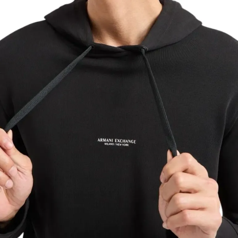 Armani Exchange - Man Jersey Sweatshirt - Zwart