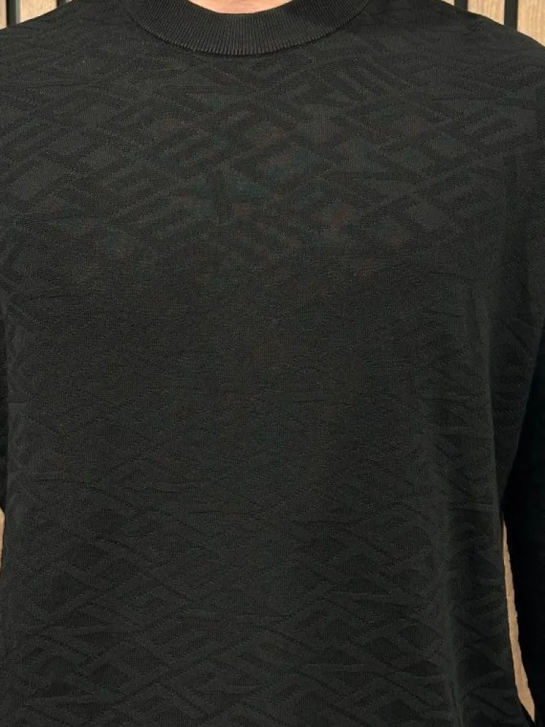 Armani Exchange - Man Knitted Pullover - Zwart
