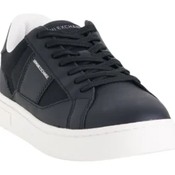 Armani Exchange - Man Leather Sneakers - Zwart