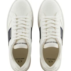 Armani Exchange - Man Leather Sneakers - Wit
