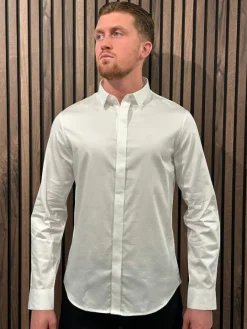 Armani Exchange - Man Woven Shirt - Wit