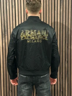 Armani Exchange - Man Woven Blouson Jacket - Zwart