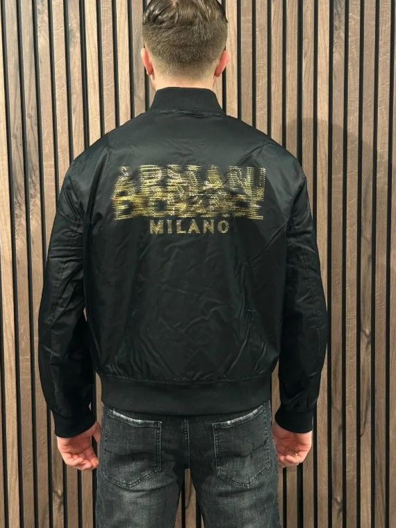 Armani Exchange - Man Woven Blouson Jacket - Zwart