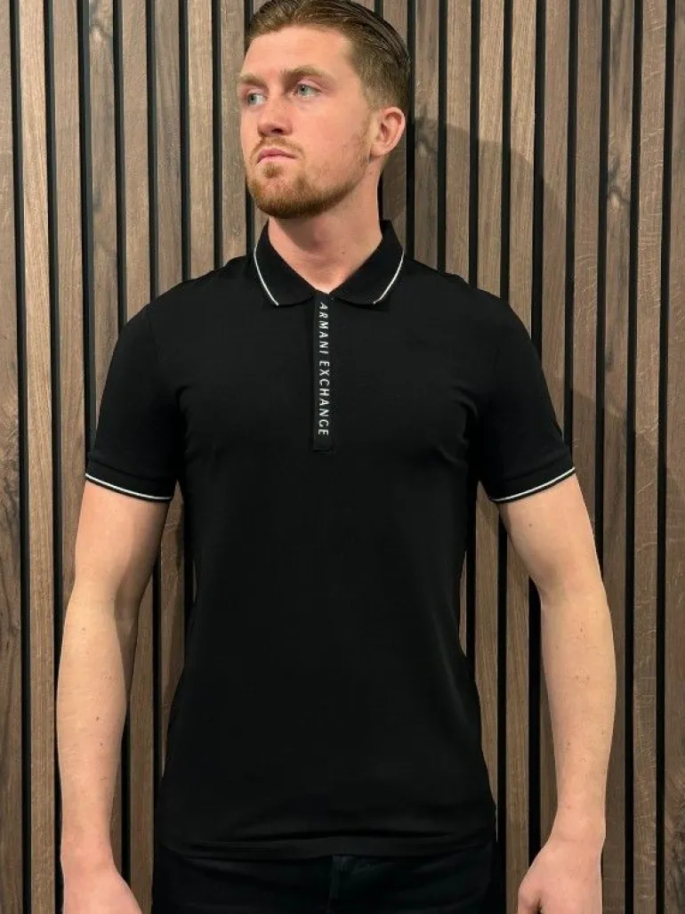 Armani Exchange - Polo - Zwart