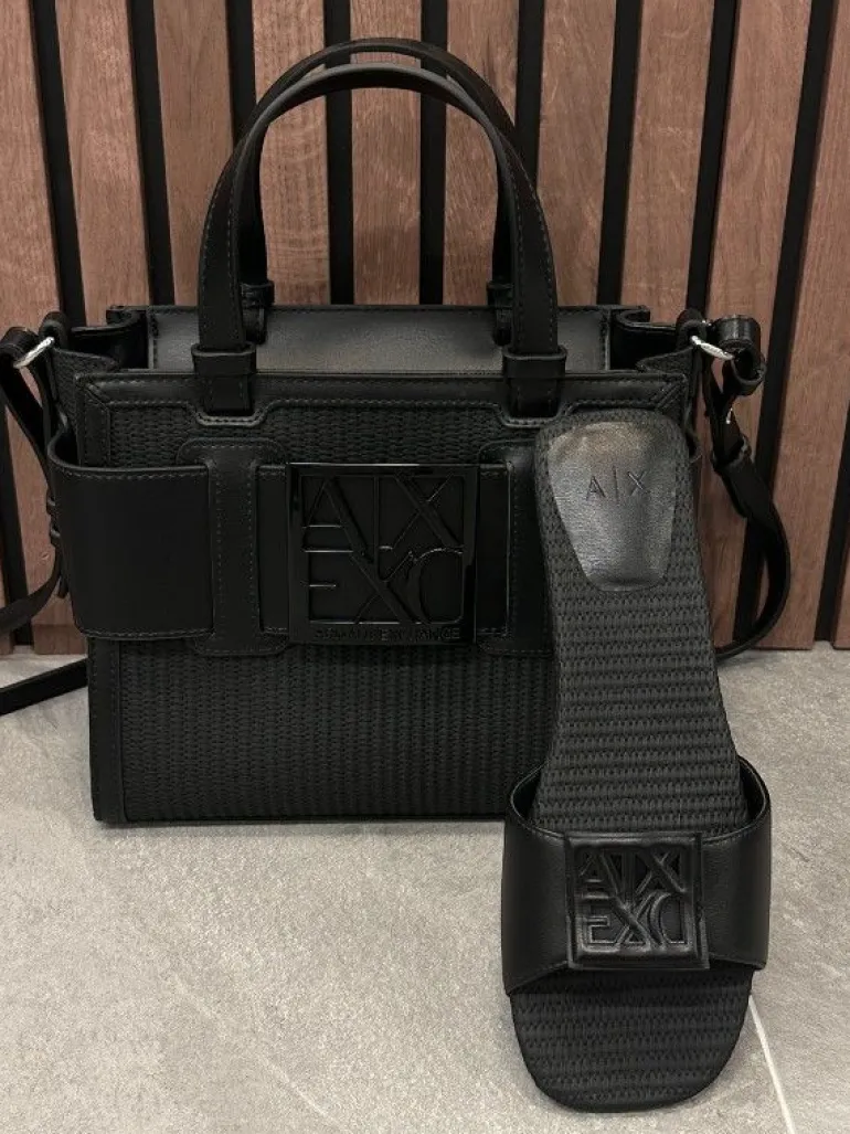 Armani Exchange - Sandal - Zwart
