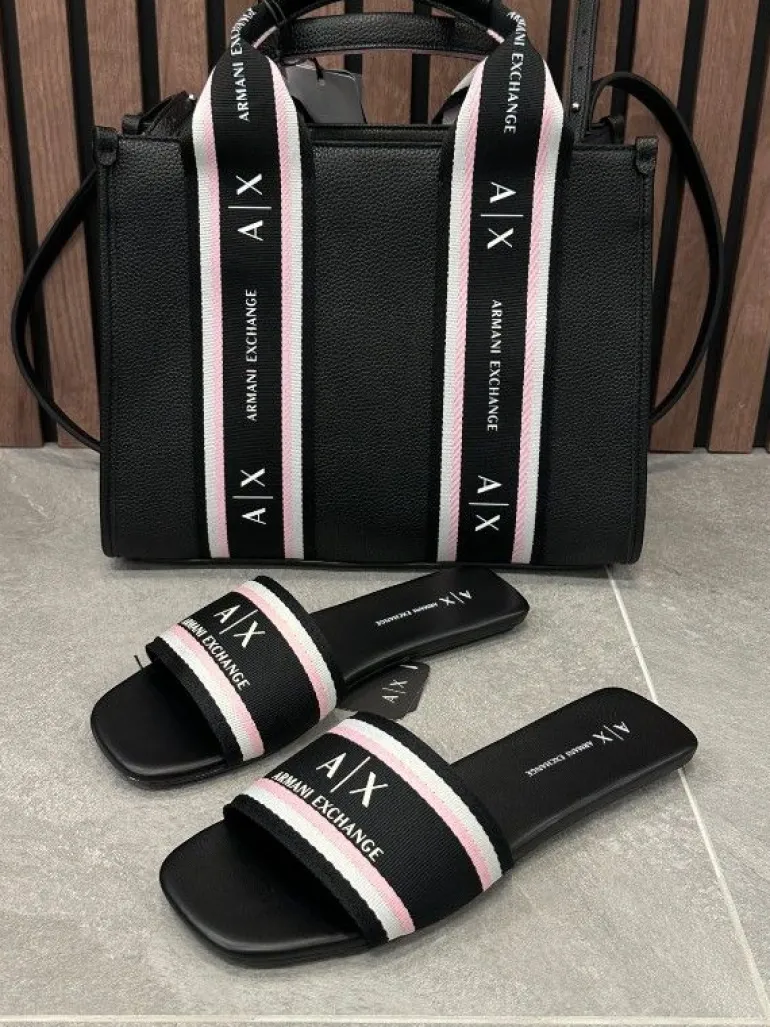 Armani Exchange - Shopping Bag - Zwart