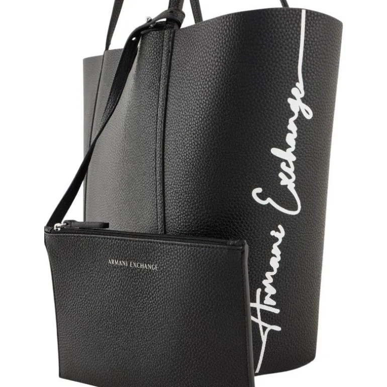 Armani Exchange - Shopping bag - Zwart