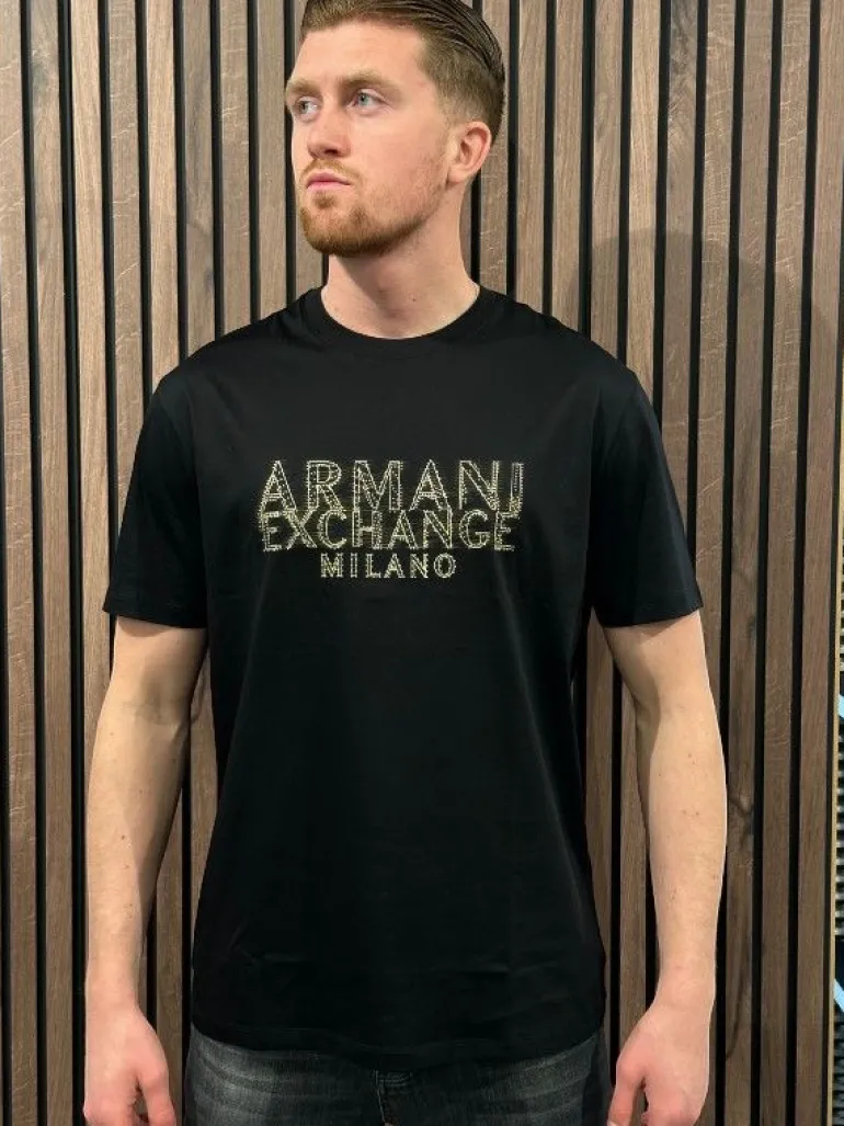 Armani Exchange - T-shirt - Zwart