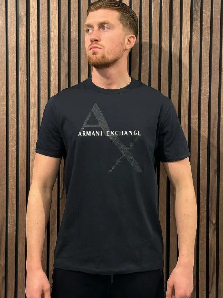 Armani Exchange - T-shirt - Blauw