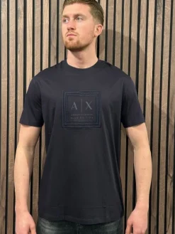 Armani Exchange - T-shirt - Blauw