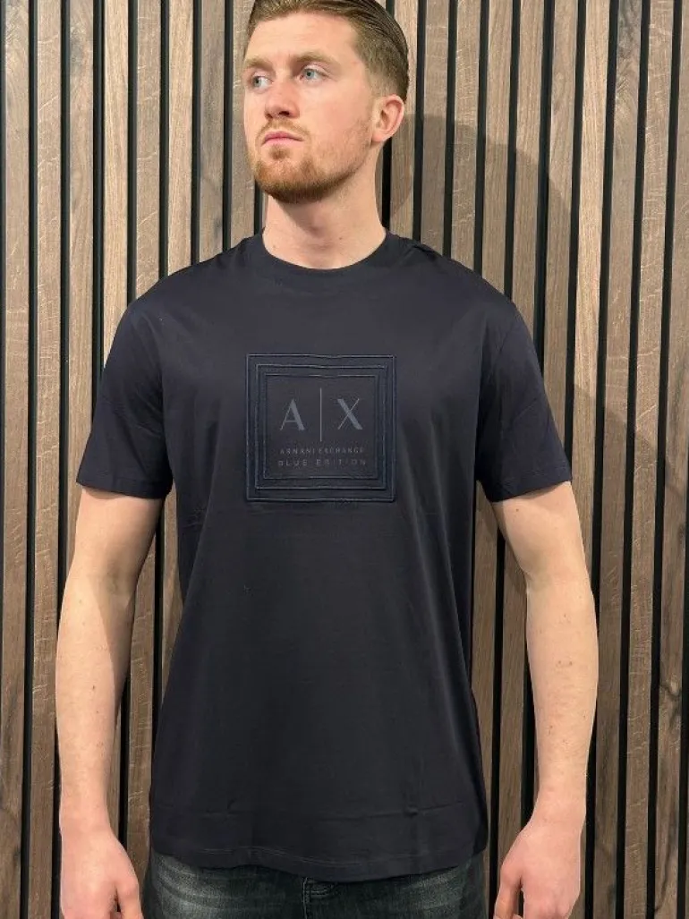 Armani Exchange - T-shirt - Blauw