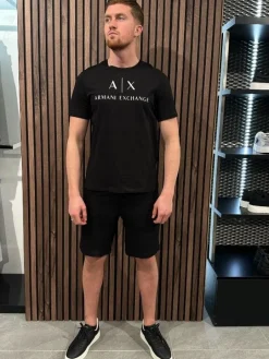 Armani Exchange - T-shirt - Zwart