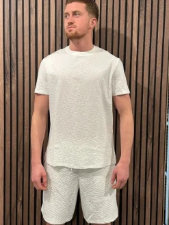 Armani Exchange - T-shirt en Short - Wit (2 losse items!)