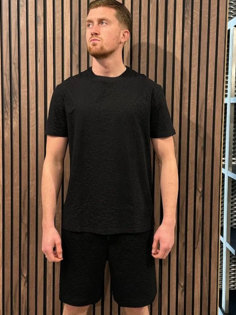 Armani Exchange - T-shirt en Short - Zwart (2 losse items!)