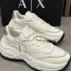 Armani Exchange - Women Leather Sneakers - Wit