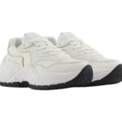 Armani Exchange - Women Leather Sneakers - Wit