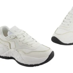 Armani Exchange - Women Leather Sneakers - Wit