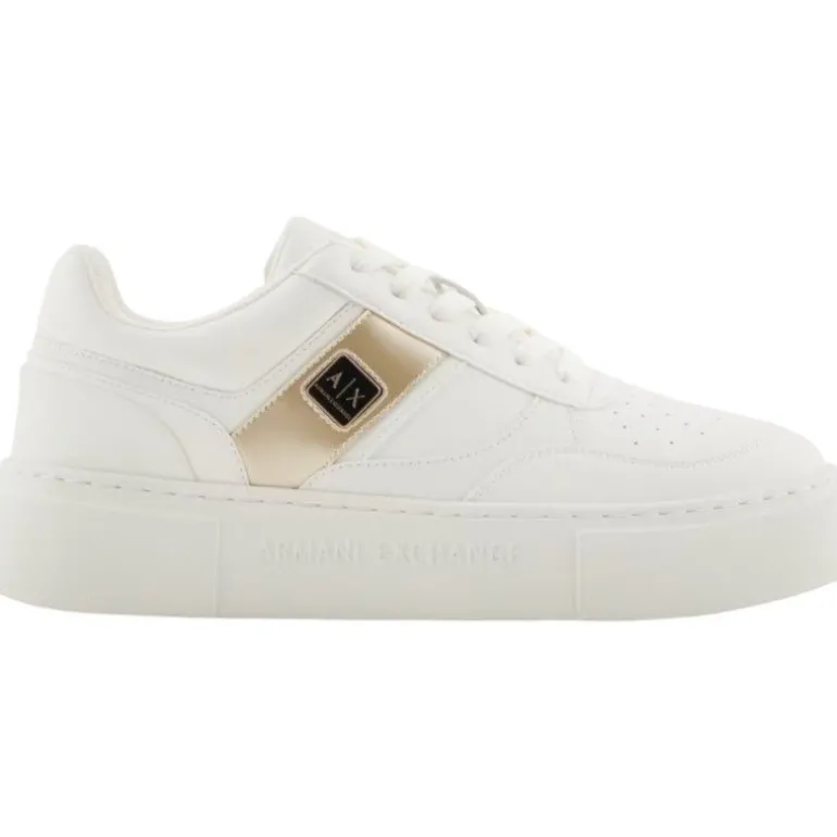 Armani Exchange - Women Woven Sneakers - Wit