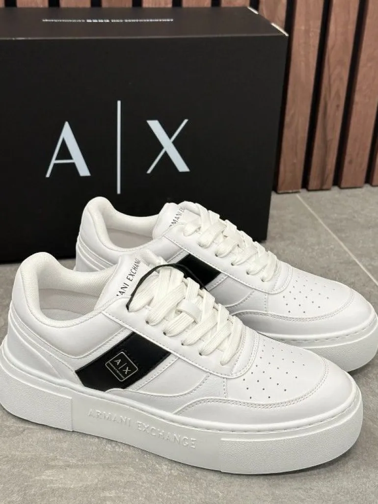 Armani Exchange - Women Woven Sneakers - Wit