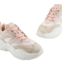 Armani Exchange - Women Woven Sneaker - Wit