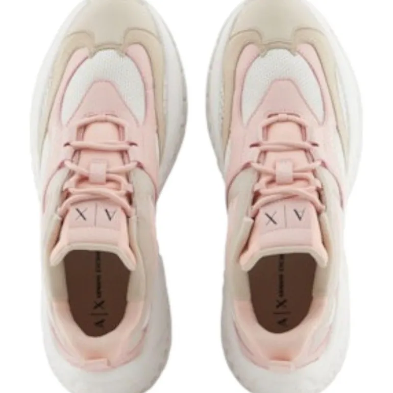 Armani Exchange - Women Woven Sneaker - Wit