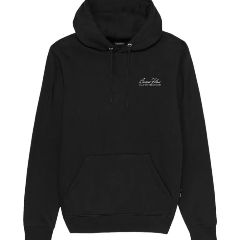 Baron Filou - Backprint Hoodie Filou XCII Dollar - Zwart