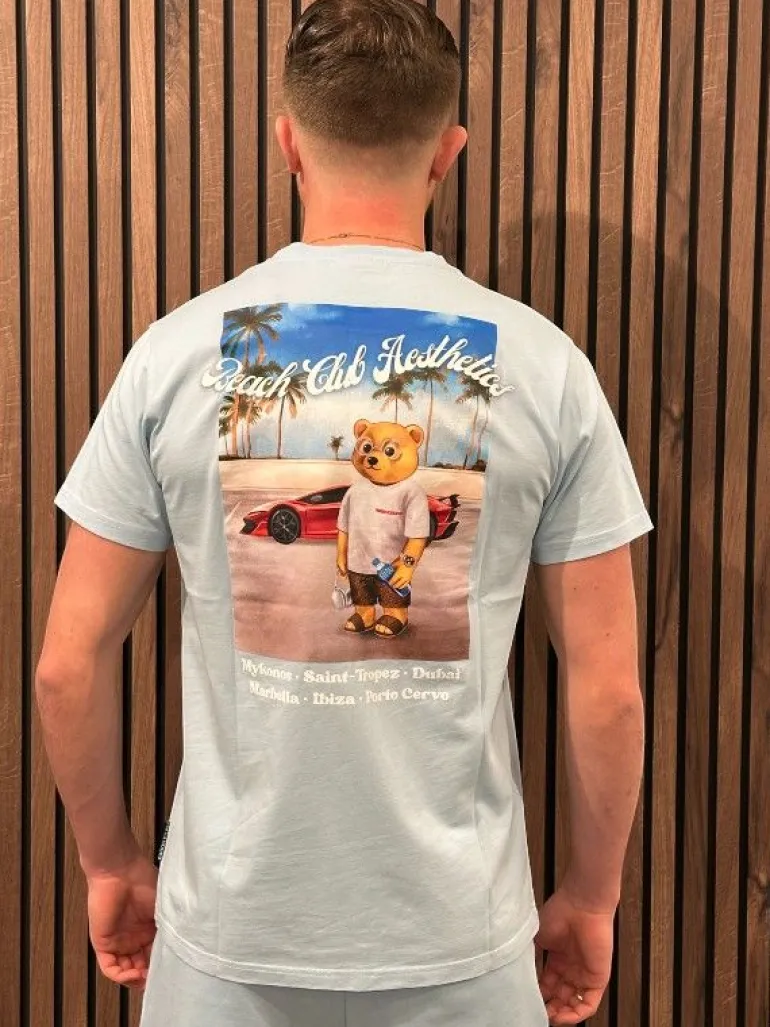 Baron Filou - T-shirt en Short - Lichtblauw (2 losse items!)