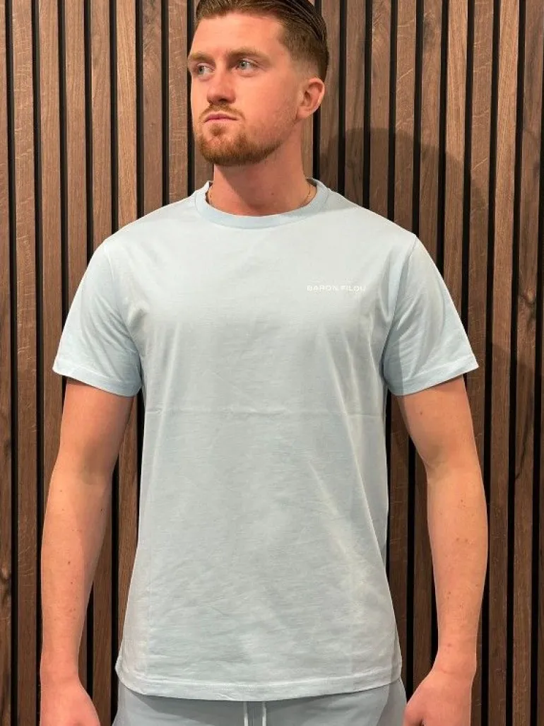 Baron Filou - T-shirt en Short - Lichtblauw (2 losse items!)