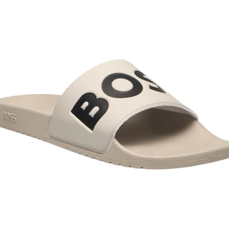 Boss - Aryeh_Slid Slippers - Beige
