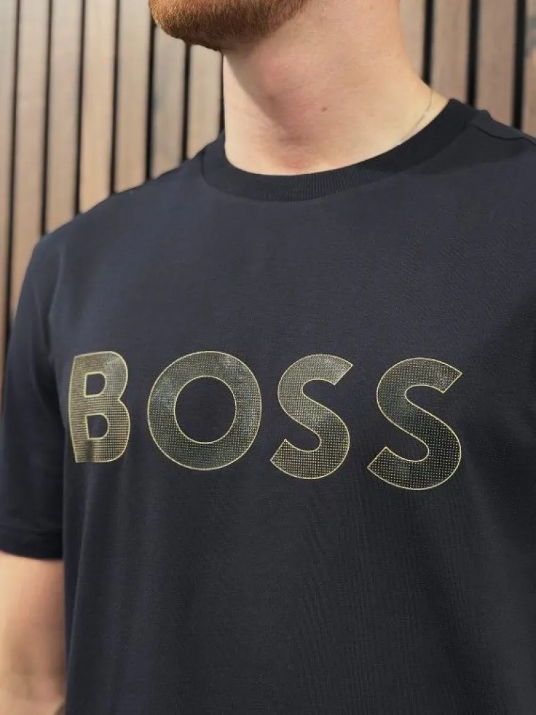 Boss - Heren T-shirt - Blauw