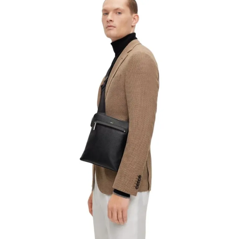 Boss - Ray_S zip env Crossbody - Zwart