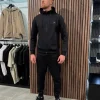 Boss - Rib Joggingpak - Zwart (2 LOSSE ITEMS!)