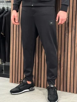 Boss - Rib Joggingpak - Zwart (2 LOSSE ITEMS!)