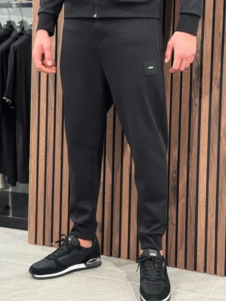 Boss - Rib Joggingpak - Zwart (2 LOSSE ITEMS!)